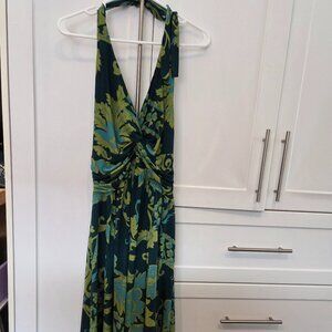 Vintage Jones New York Long Halter Summer Dress